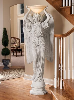 The Cathedral of Light Life-Sized Angel Floor Lamp