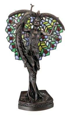 Plumes of Color Illuminated Stained Glass Sculpture