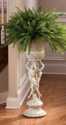 Les Filles Joyeuses Neoclassical Pedestal Urn