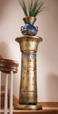 Golden Pedestal of the Egyptian Kings Sculptural Column