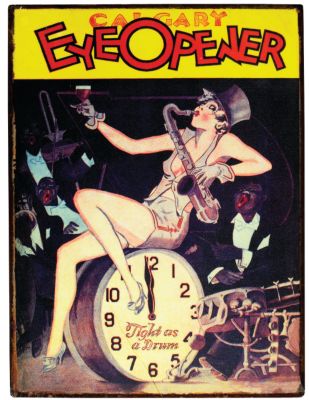 Eye Opener Movie Humor Tin Sign
