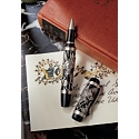Twin Dragons Sculptural Pewter Pen