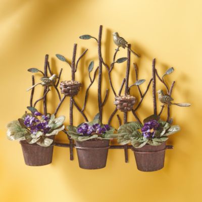 Birds' Paradise Metal Wall Sculpture