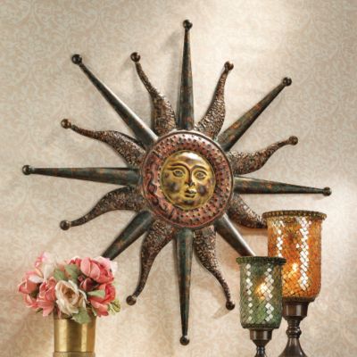 El Brilliante Sol Metal Wall Sculpture
