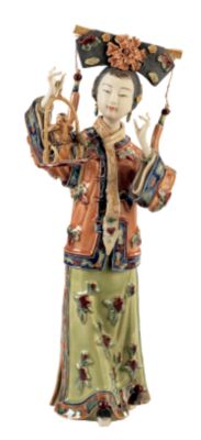 Bird Lady Porcelain Sculpture
