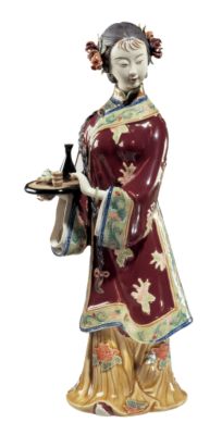 Her Lady&rsquo;s Attendant Porcelain Sculpture