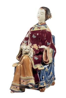 Lady Chan Porcelain Sculpture