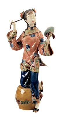 At the Mirror Porcelain Sculpture
