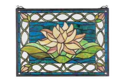Giverny Water Lily Stained Glass Window