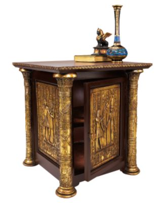 Temple of Karnak Egyptian Occasional Table