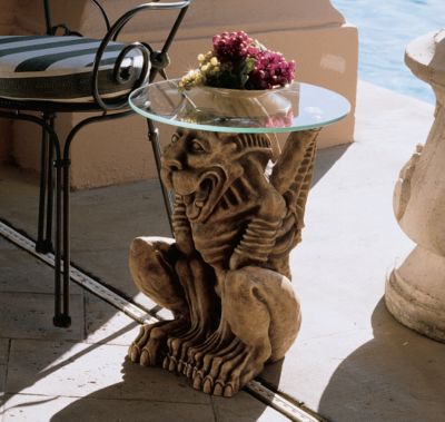 Leo the Laughing Gargoyle Table