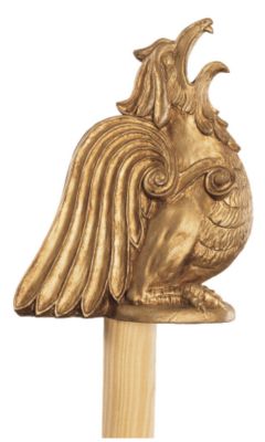 Golden Gryphon Rod and Finials