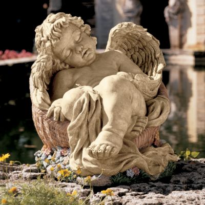 Afternoon Nap Angel Sculpture - Large