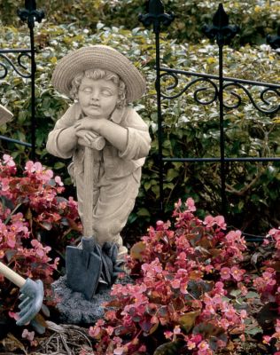 Samuel, Young Gardener Sculpture