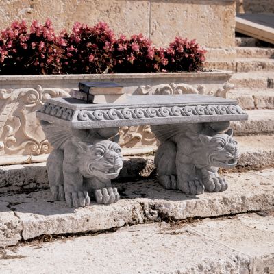 Blair Castle Sculptural Gargoyle Bench