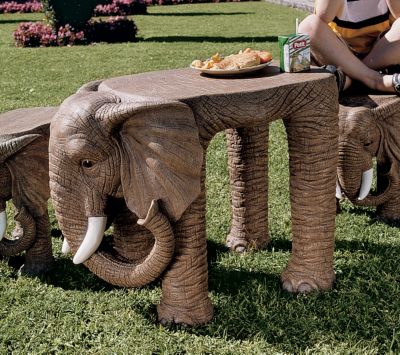 Family of Elephants Table