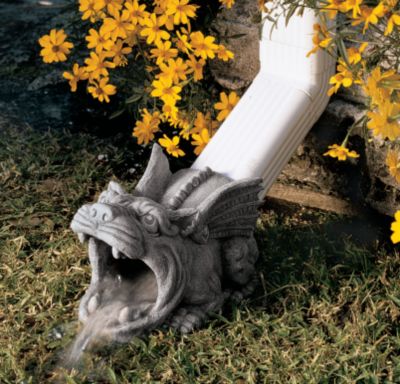 Roland the Gargoyle Sculptural Rainspout