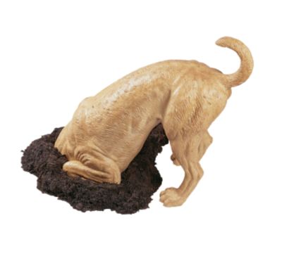 Big Rex the Retriever Dog Sculpture
