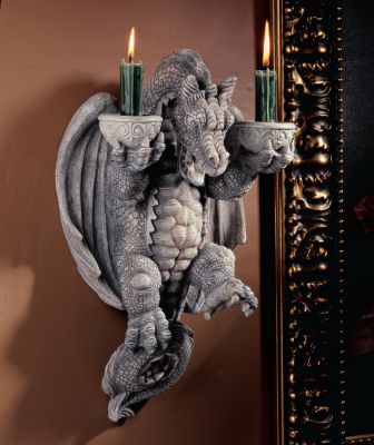 The Dragon of Itchen Stoke Manor Sconce