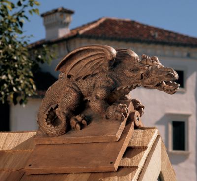 Apex, the Winged Dragon Sculptural Roof Cresting
