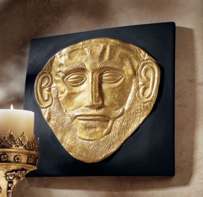 The Mask of Agamemnon Wall Relief