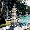 Five-Tier Asian Pagoda Sculpture