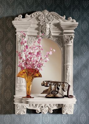 Athena, Goddess of Wisdom  Mirror with Shelf