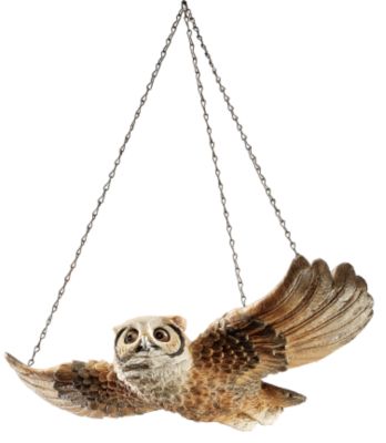 The Garden Owl Hanging Sculpture