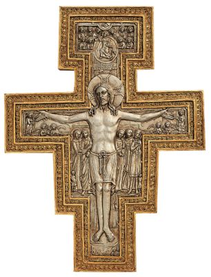 San Damiano Sculptural Wall Cross
