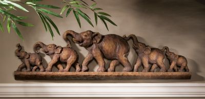 Pachyderm Sculptural Wall Pediment