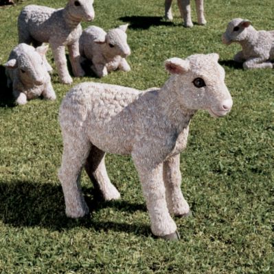 Yorkshire Standing Lamb Sculpture