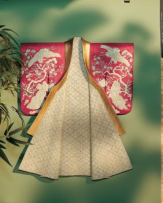 Ceremonial Kimono Wall Sculpture