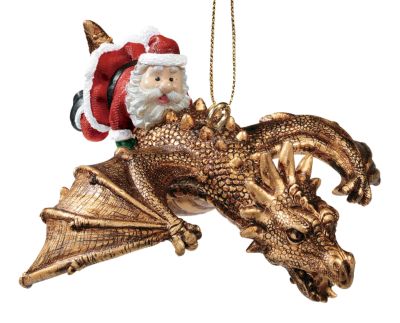 Flame the Dragon Holiday Ornament