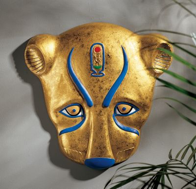 Royal Egyptian Leopard Wall Mask (c. 1300 BC)