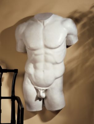Apollo of the Omphalos Wall Sculpture
