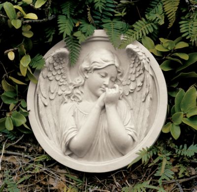 Thoughts of an Angel Sculptural Wall Roundel