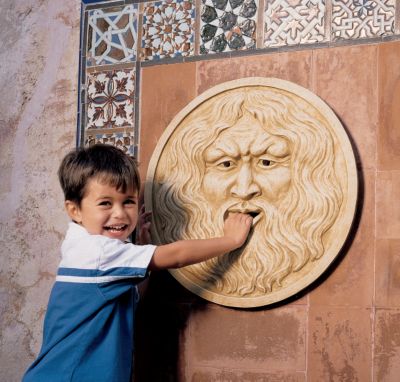 Rome's La Bocca Della Verità (Mouth of Truth) Wall Sculpture - Large
