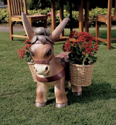 Pancho the Burro Planter Sculpture