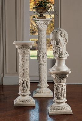 Athenian Sculptural Column - Large