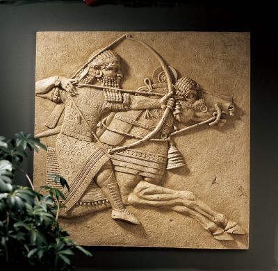 King Assurbanipal at the Hunt Wall Frieze