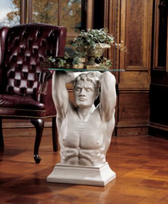 Spartacus Glass-Topped Table