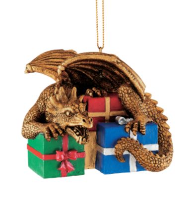 Gonzo, the Gargoyle Gift Grabber Holiday Ornament