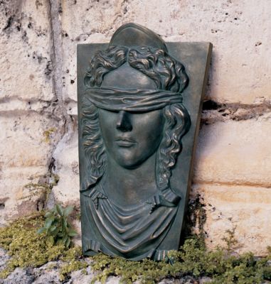 Hampton Court Blind Justice Wall Sculpture