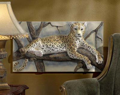 The Leopards Lair Sculptural Wall Frieze