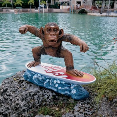 Surfs Up Garden Sculpture
