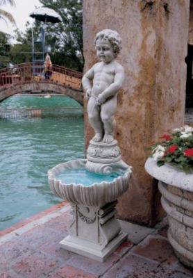 Complete Manneken Pis Fountain with Base <I>(as shown)</I>
