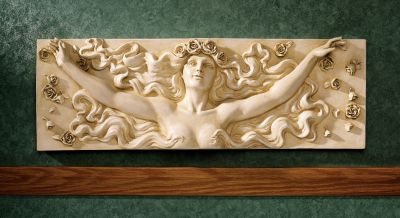Springtime Sculptural Wall Frieze