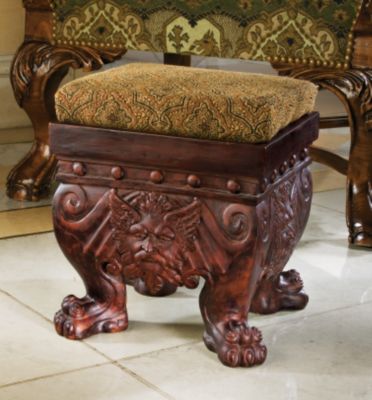 The Greenman Footstool