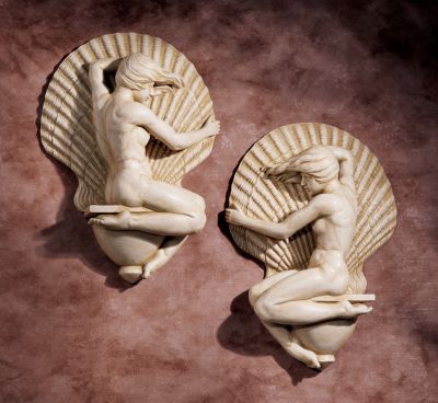 The Shell Maidens Wall Sculptures