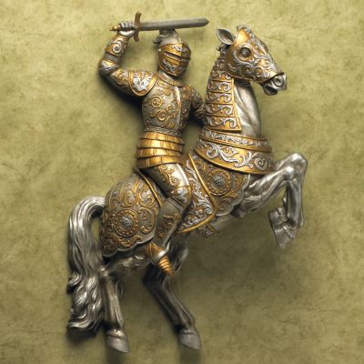 Charging Knight Medieval Wall Frieze